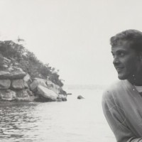 Emigrant Danny on Sydney Harbour