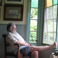 Danny at dining window