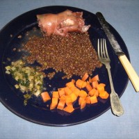 Stuffed pigs trotters