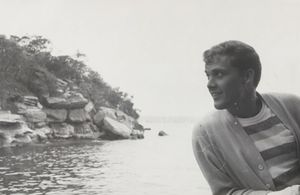 Emigrant Danny on Sydney Harbour