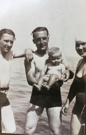 Spooners with young Danny