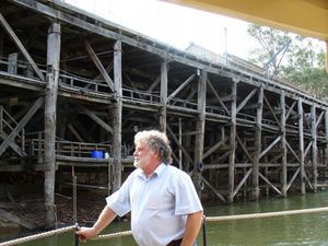 Danny at Echuca wharf
