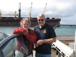 With Chris Mitchell near tug11